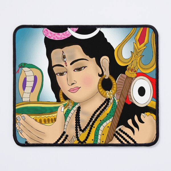 Item preview, Shiva Divine Artwork – Cosmic Hindu God Meditation Illustration designed and sold by Harshit_Digital_Arts.
