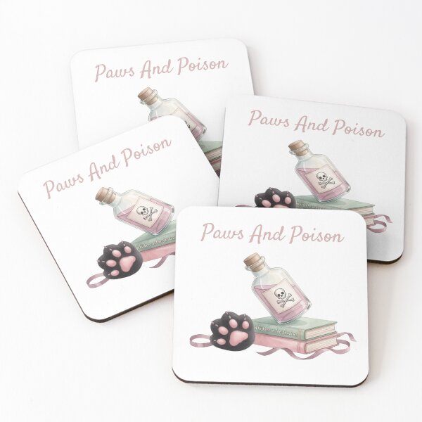 Item preview, Paws And Poison — Cozy Mystery Cat Paw Apothecary Tee designed and sold by kosimazaki.