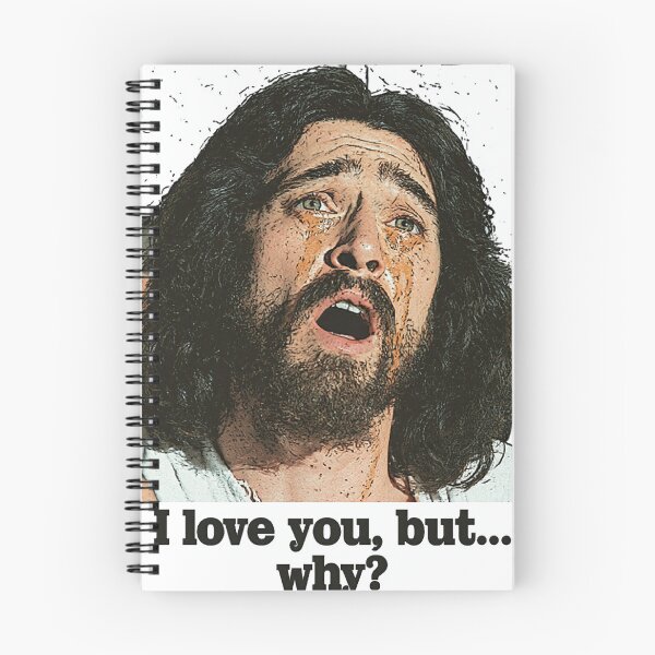 Item preview, I Love You But Why Crying Realistic Jesus Meme designed and sold by Piotrek0001.