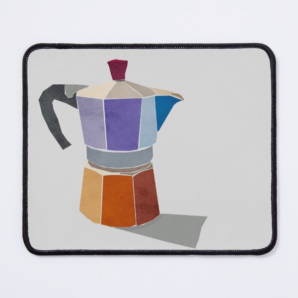 Item preview, Espresso Moka Pot Illustration designed and sold by Dyrk Wyst Redbubble Shop.