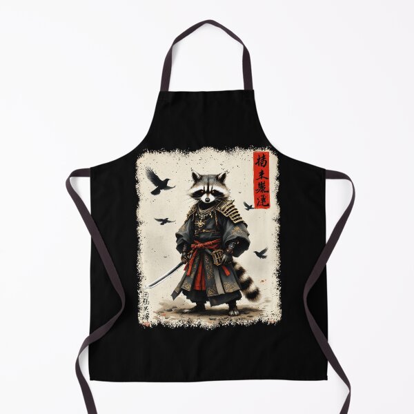 Item preview, Samurai Raccoon Japanese Warrior Vintage Style designed and sold by titanlevi.