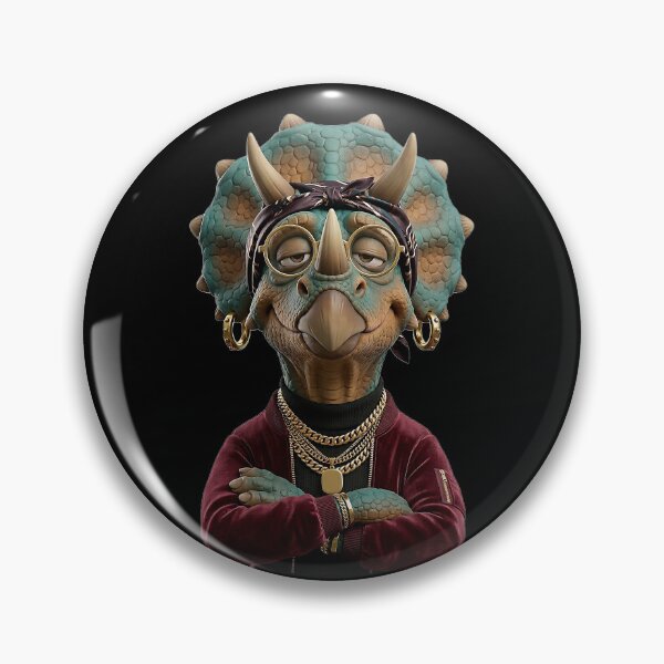 Item preview, Chill Triceratops Street Boss Gold Swagger designed and sold by TheCalmEdit.