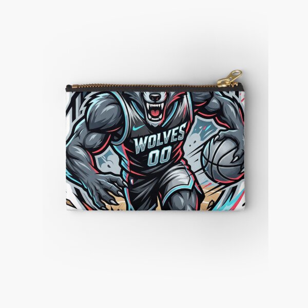 Item preview, Angry Wolf Basketball Player Sports Mascot Logo designed and sold by Pandora´s Box.