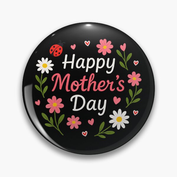 Item preview, Happy Mother’s Day Floral Ladybug  designed and sold by zamiokaline.