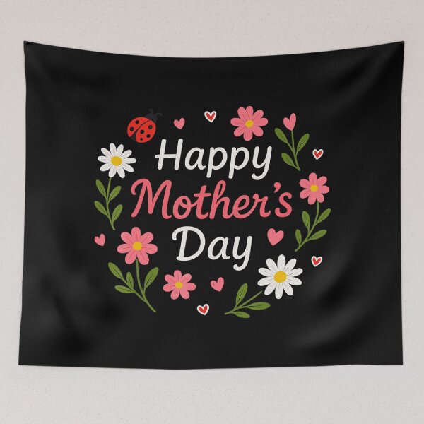 Item preview, Happy Mother’s Day Floral Ladybug  designed and sold by zamiokaline.