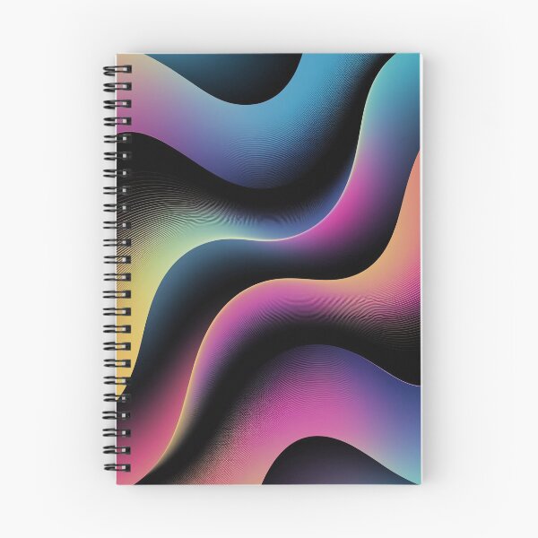 Item preview, Abstract Fluid Waves Glitch Art Aesthetic T-Shirt | Modern Colorful Design designed and sold by Thompika.