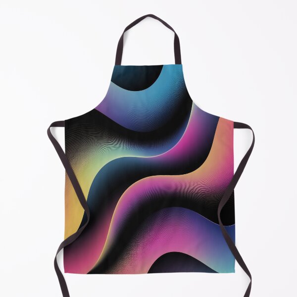 Item preview, Abstract Fluid Waves Glitch Art Aesthetic T-Shirt | Modern Colorful Design designed and sold by Thompika.