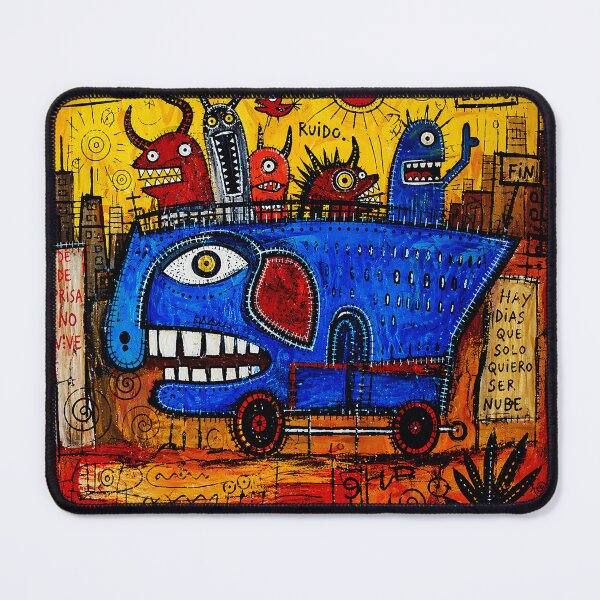 Item preview, Colorful Abstract Creature Street Art Surreal Illustration designed and sold by Modaozushi216.
