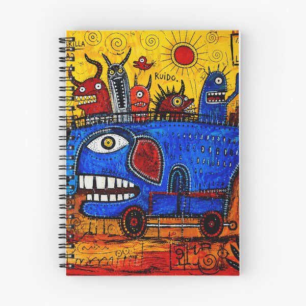 Item preview, Colorful Abstract Creature Street Art Surreal Illustration designed and sold by Modaozushi216.