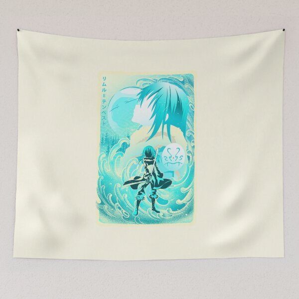 Item preview, Great Wave Rimuru Tempest Aesthetic Poster designed and sold by Hypertwenty Designs.