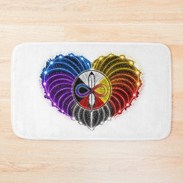 Item preview, HEART ON FIRE – STREAKS OF PRIDE ⚡✨ – LOVE BURST EDITION - Two-Spirit - 2S - Pride HEART - any background designed and sold by WheelieGdArt.