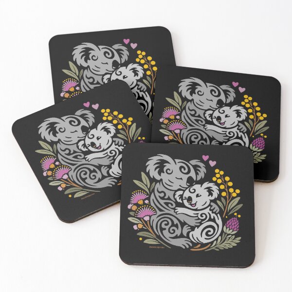 Item preview, Bush Mother & Joey | Modern Australiana Slate Edition designed and sold by LMIdesigns.