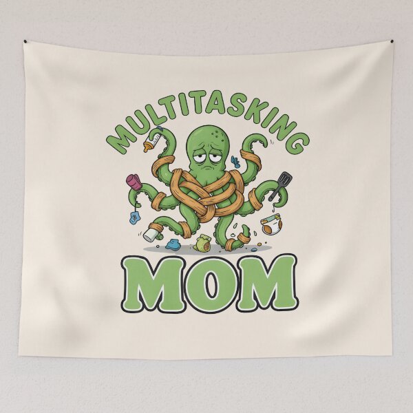 Item preview, Octopus Mom Shirt – Multitasking Mom Meme Tee, Funny Mother’s Day Gift, Busy Mom Chaos Humor.  designed and sold by ZyxDes.