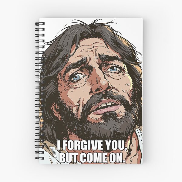 Item preview, I Forgive You But Come On Serious Jesus Portrait designed and sold by Piotrek0001.
