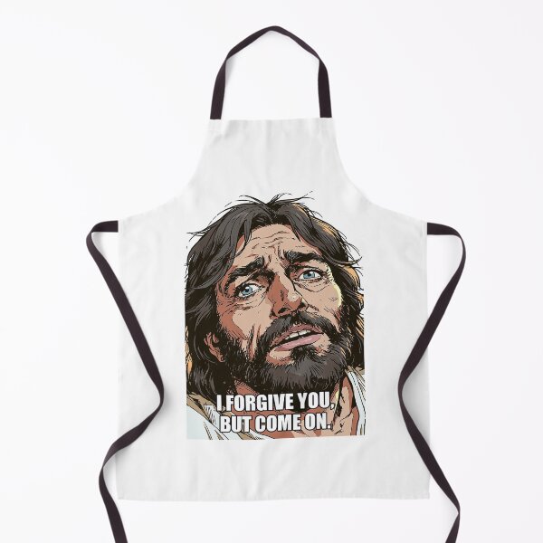 Item preview, I Forgive You But Come On Serious Jesus Portrait designed and sold by Piotrek0001.