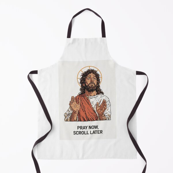 Item preview, Pray Now Scroll Later Jesus Hands Up Art designed and sold by Piotrek0001.