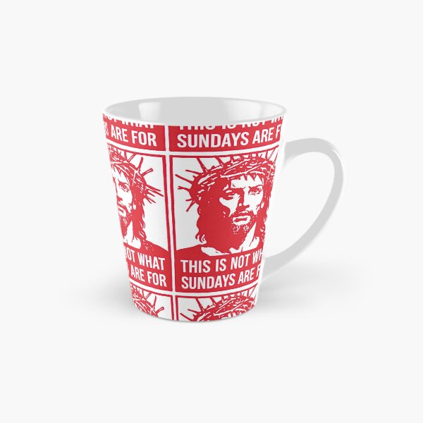 Item preview, Not What Sundays Are For Red Stencil Jesus designed and sold by Piotrek0001.