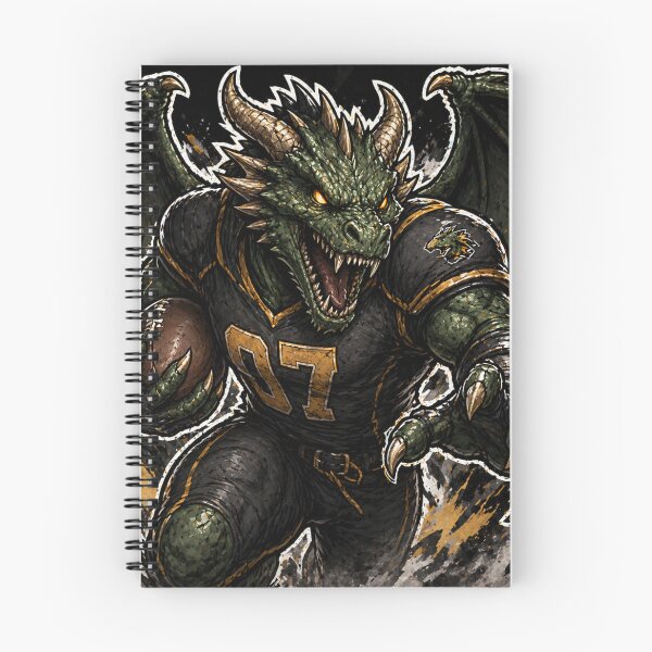 Item preview, Fierce Dragon American Football Player Mascot designed and sold by Pandora´s Box.
