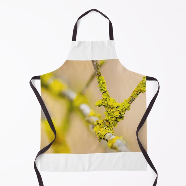 Item preview, Yellow Lichen Close-Up On Tree Branch With Textured Growth And Natural Detail designed and sold by Nmallia.