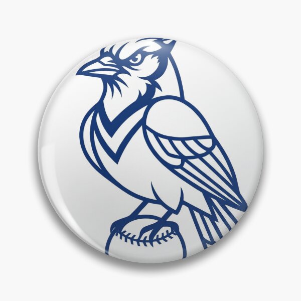 Item preview, Blue Jay Baseball Mascot Outline Logo designed and sold by Pandora´s Box.