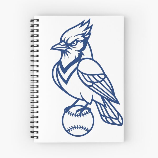 Item preview, Blue Jay Baseball Mascot Outline Logo designed and sold by Pandora´s Box.