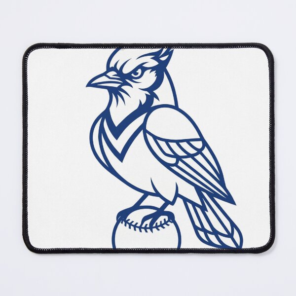 Item preview, Blue Jay Baseball Mascot Outline Logo designed and sold by Pandora´s Box.
