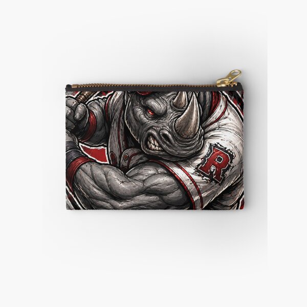 Item preview, Angry Rhino Baseball Batter Sports Mascot designed and sold by Pandora´s Box.