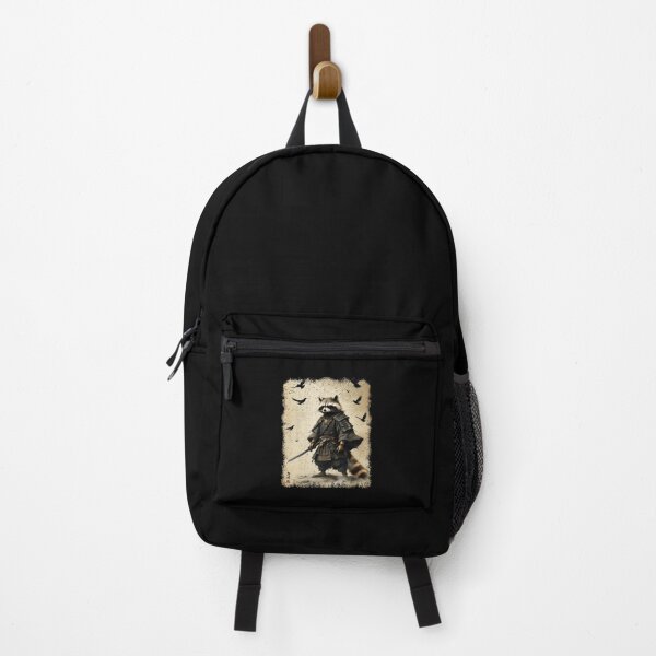 Item preview, Samurai Raccoon Warrior Japanese Style Illustration designed and sold by titanlevi.