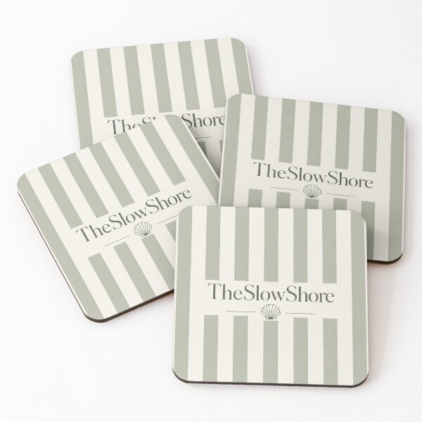 Item preview, Sage Green Striped Coastal Minimalist Beach Aesthetic Pattern designed and sold by TheSlowShore.