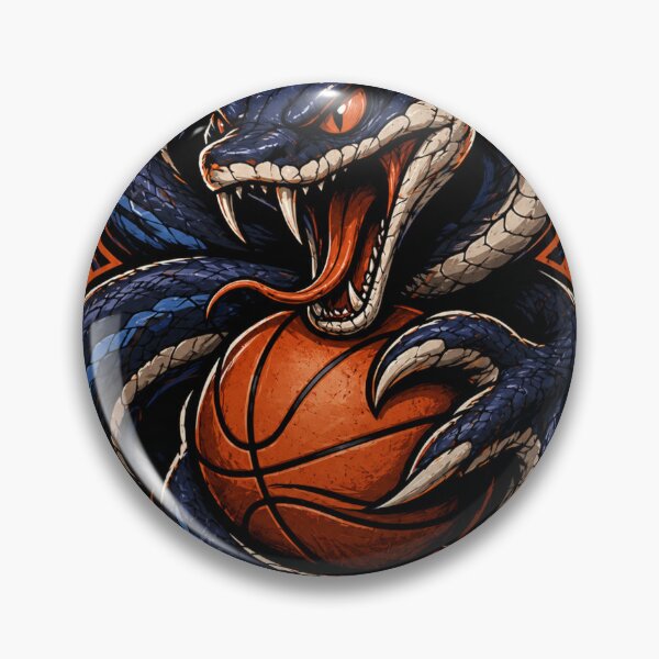 Item preview, Mamba Snake Coiled Around Basketball Mascot designed and sold by Pandora´s Box.