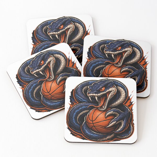 Item preview, Mamba Snake Coiled Around Basketball Mascot designed and sold by Pandora´s Box.