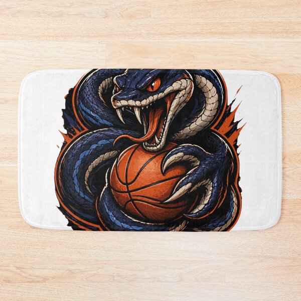 Item preview, Mamba Snake Coiled Around Basketball Mascot designed and sold by Pandora´s Box.