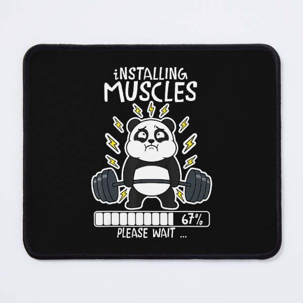 Item preview, Installing Muscles Panda Gym Funny Workout designed and sold by eliramaison.