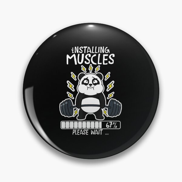 Item preview, Installing Muscles Panda Gym Funny Workout  designed and sold by eliramaison.