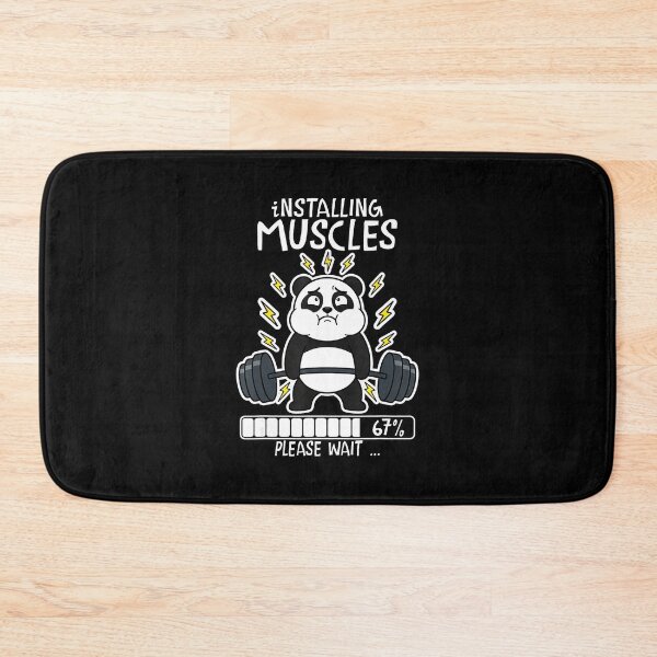 Item preview, Installing Muscles Panda Gym Funny Workout  designed and sold by eliramaison.