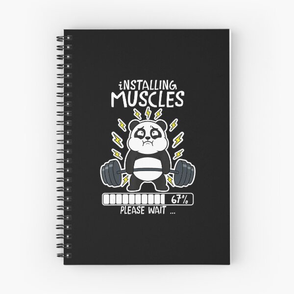 Item preview, Installing Muscles Panda Gym Funny Workout  designed and sold by eliramaison.