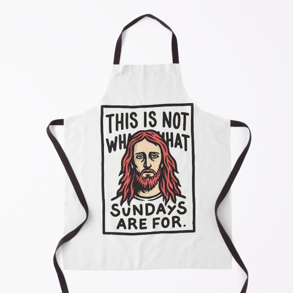 Item preview, Not What Sundays Are For Flat Comic Jesus designed and sold by Piotrek0001.