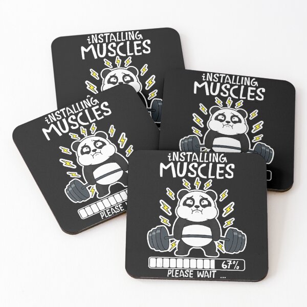 Item preview, Installing Muscles Panda Gym Funny Workout  designed and sold by eliramaison.
