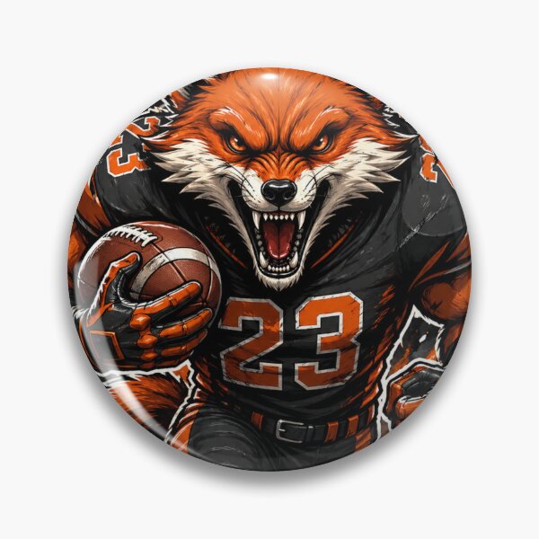 Item preview, Aggressive Fox American Football Player Mascot designed and sold by Pandora´s Box.