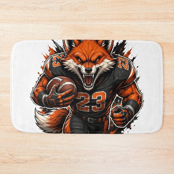 Item preview, Aggressive Fox American Football Player Mascot designed and sold by Pandora´s Box.