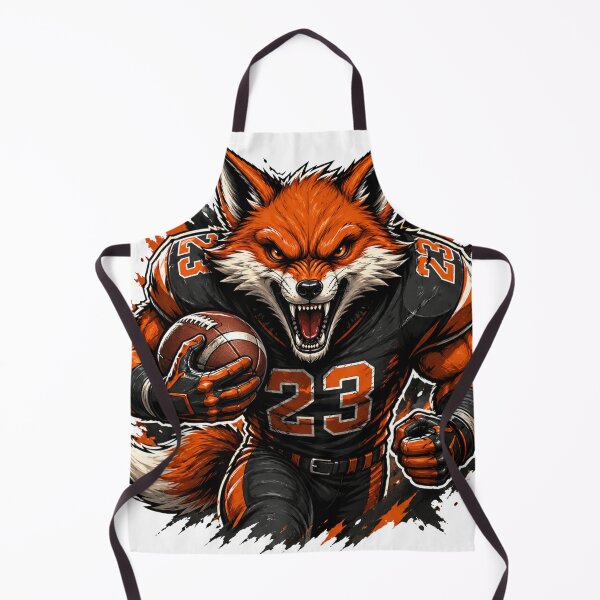 Item preview, Aggressive Fox American Football Player Mascot designed and sold by Pandora´s Box.