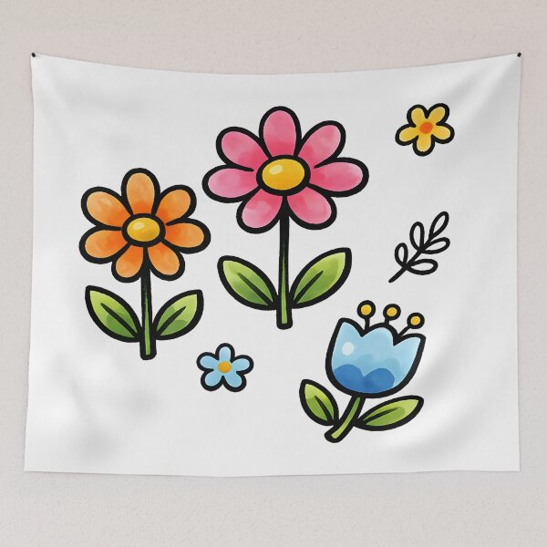 Item preview, Retro Flowers  designed and sold by GraphicsClub.