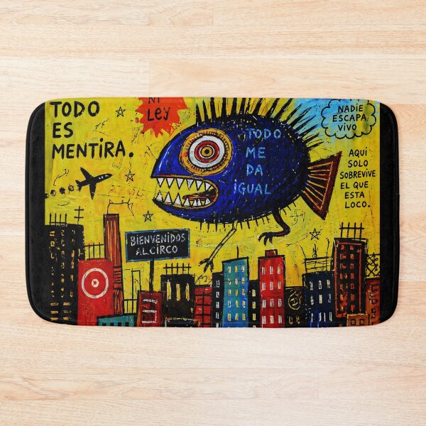 Item preview, Todo Es Mentira Ciudad Pez Surrealista Ilustración designed and sold by Modaozushi216.