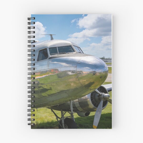 Item preview, Douglas DC-3 on Runway Yard – Classic Vintage Aircraft Wall Art Print designed and sold by BlareBlare.