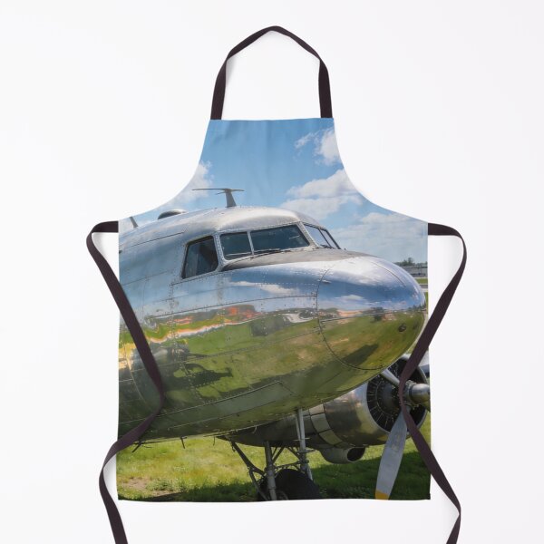 Item preview, Douglas DC-3 on Runway Yard – Classic Vintage Aircraft Wall Art Print designed and sold by BlareBlare.