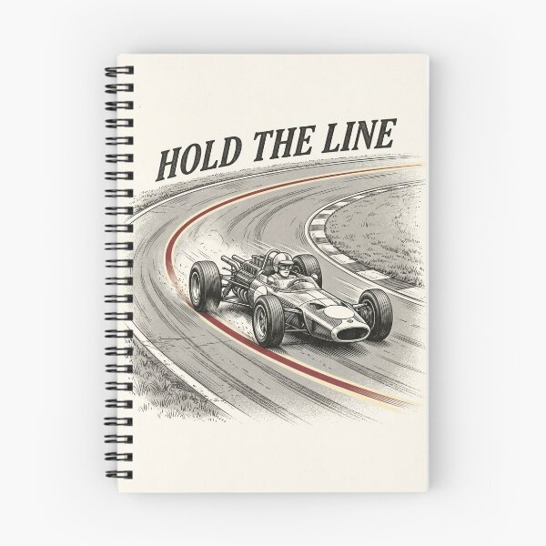 Item preview, Vintage Racing Hold The Line Motivational T-Shirt designed and sold by MaynyStudio.