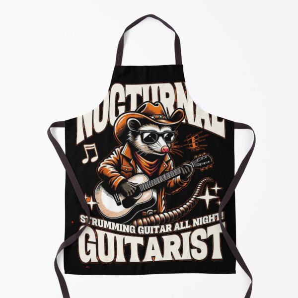 Item preview, Nocturnal Guitarist - Opossum Cowboy Strumming Guitar All Night designed and sold by GenZFashion000.
