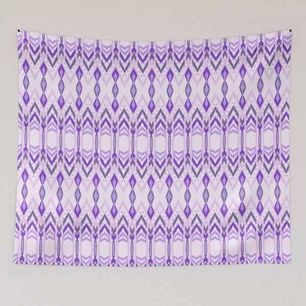 Item preview, Purple boho Ikat seamless pattern designed and sold by Bloomiastudio.