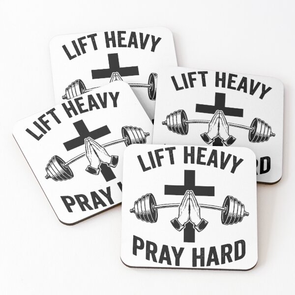 Item preview, Lift Heavy Pray Hard Gym Faith  designed and sold by eliramaison.