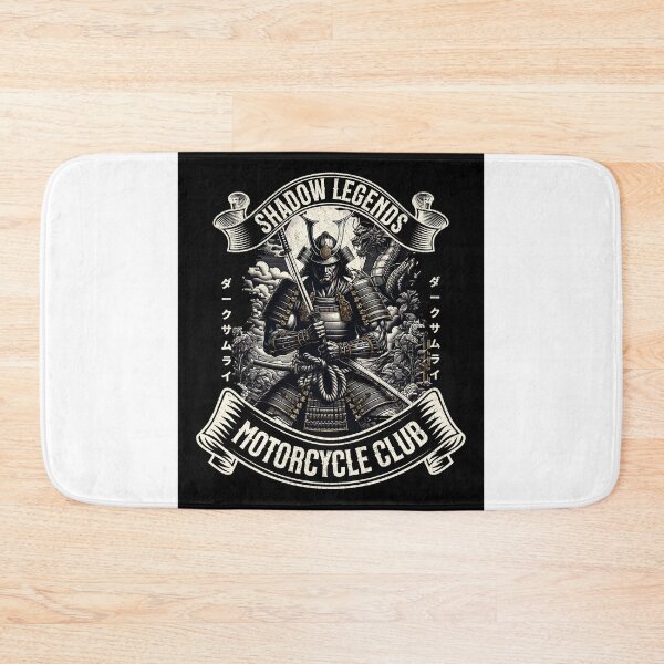 Item preview, Samurai Warrior, Japanese Design, Motorbike, Motorcycle Club designed and sold by bluesquidink.